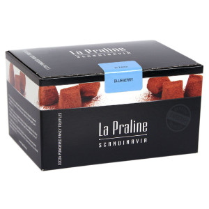 La praline blåbær